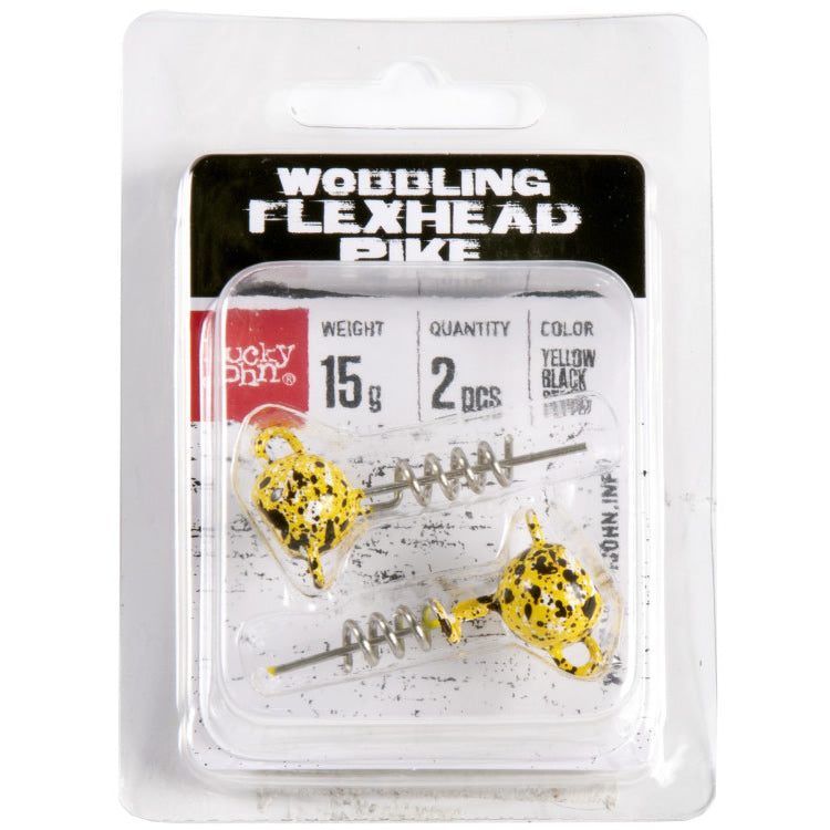 Cap de Jig LUCKY JOHN BBS Wobbling FlexHead Pike, 002, 15g, 2buc/pac