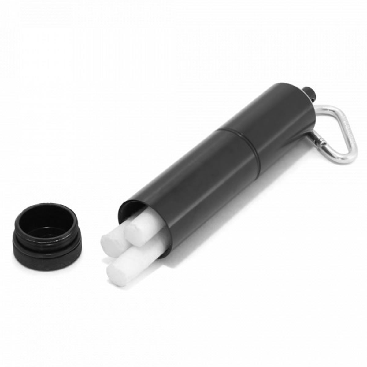 Capsula Depozitare cu Cremene si Accesorii Aprins Foc Coghlans Flint Wheel 