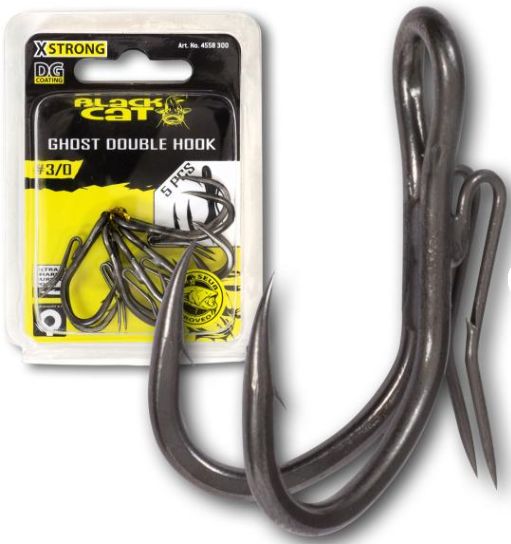 Carlig Black Cat Ghost Double Hook DG 5buc/pac