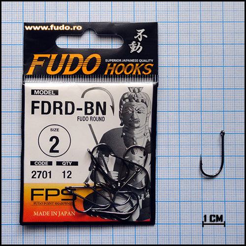 Carlig Fudo round TF (teflonat)