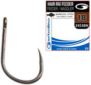 Carlig Garbolino Hair Rig Feeder Waggler 2453 Barbless, Nr. 16, 10buc/pac