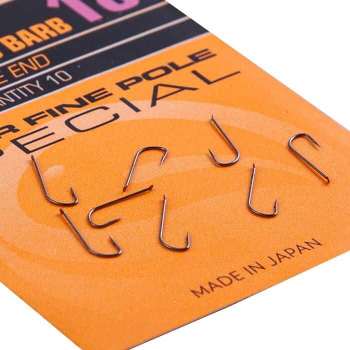 Carlig Guru Super Fine Pole Barbed, Nr.18, 10buc/plic