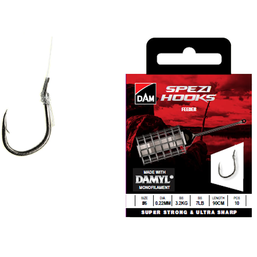 Carlig Legat DAM Spezi Feeder 90cm 10buc