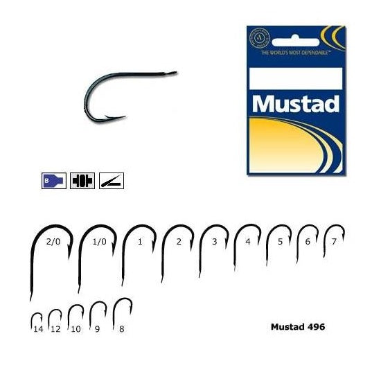Carlig Mustad Auriu M264 cu Tija Scurta, 10buc/plic