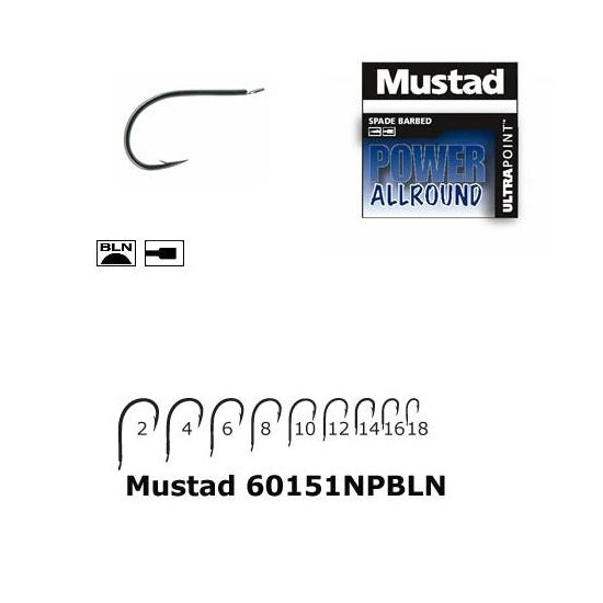 Carlig Mustad Power Allround Cioc de Papagal Nichel 10buc/plic