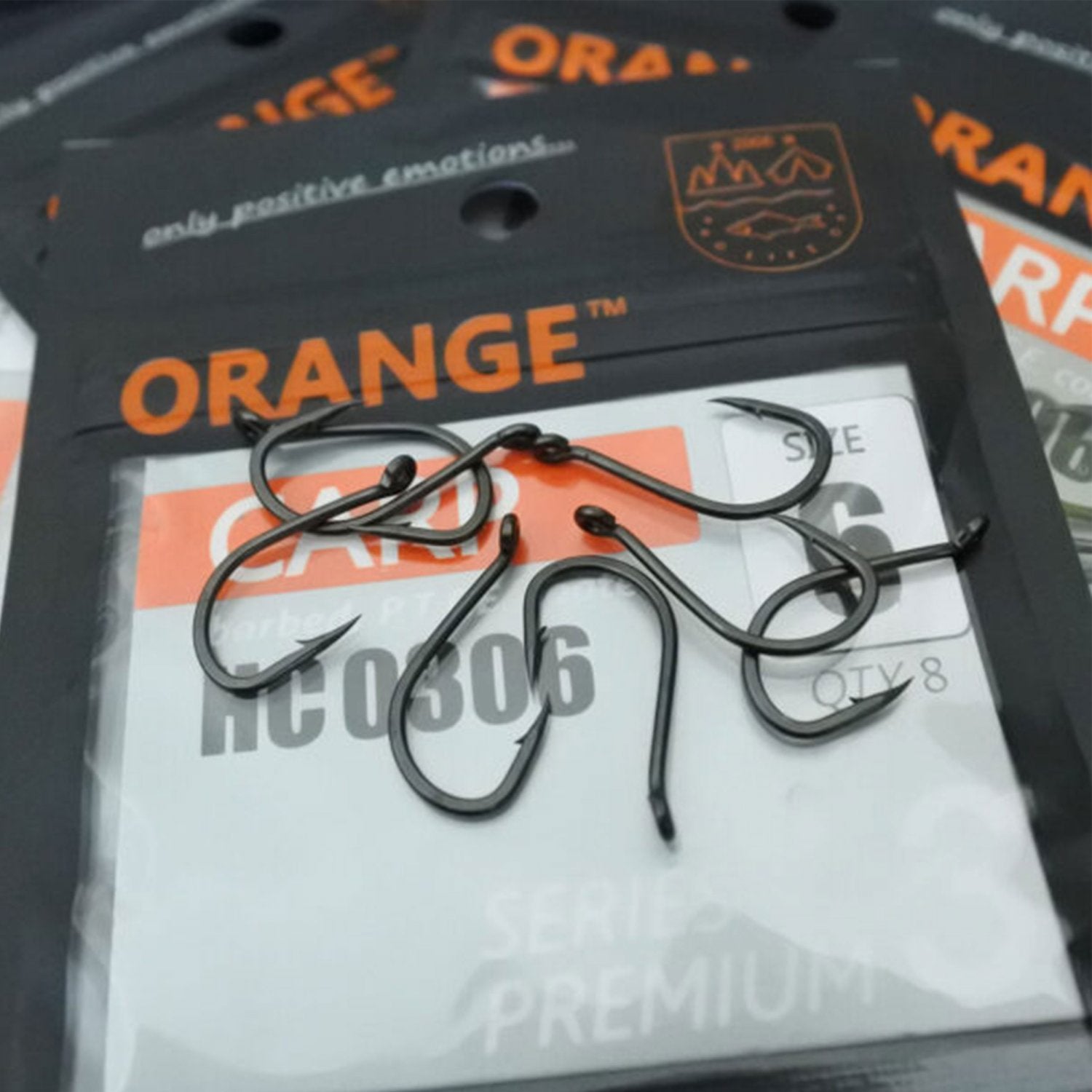Carlig Orange Carp Hook Series 3 nr.14 8buc/plic