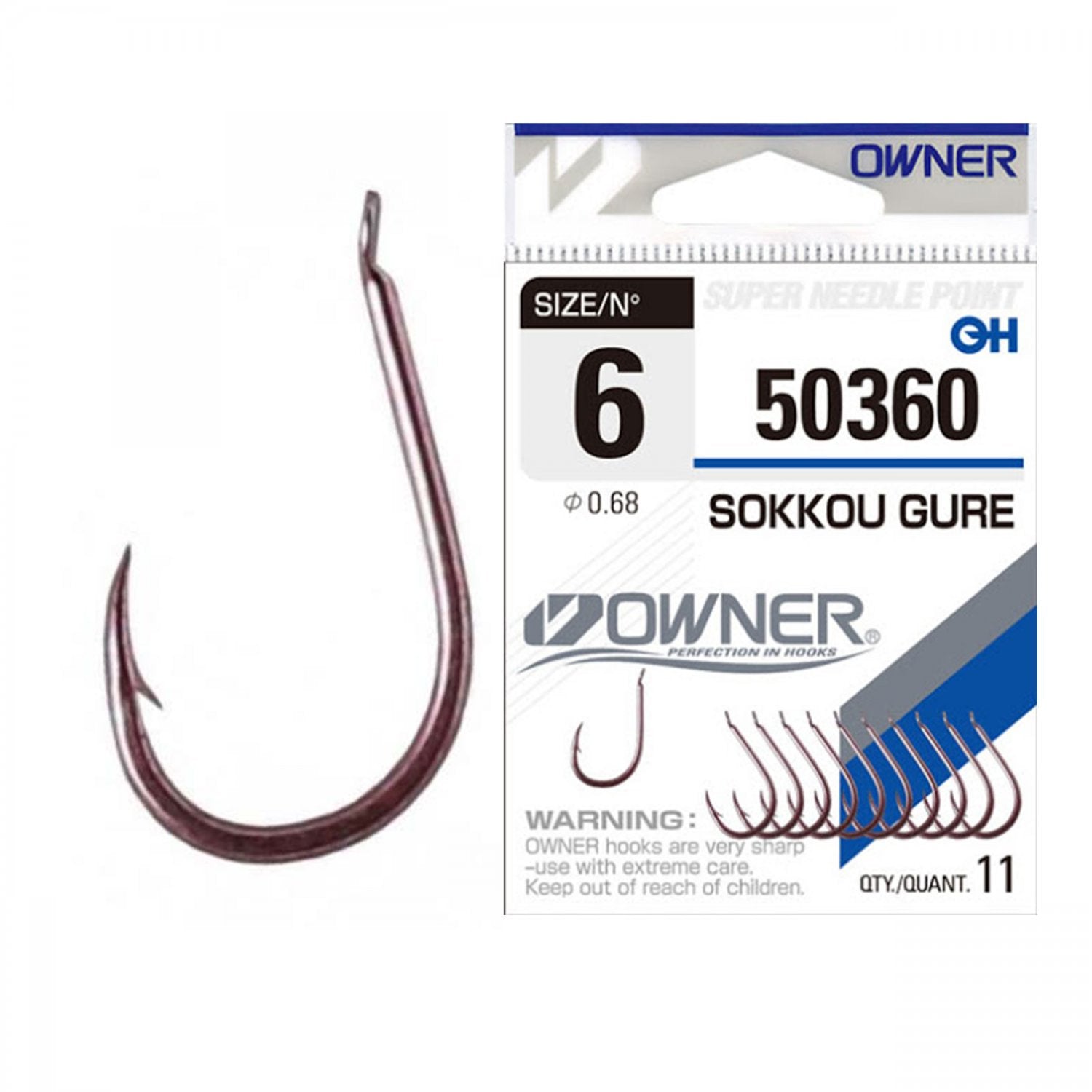 Carlig Owner 50360 No.4 Sokko Gure 8buc/plic