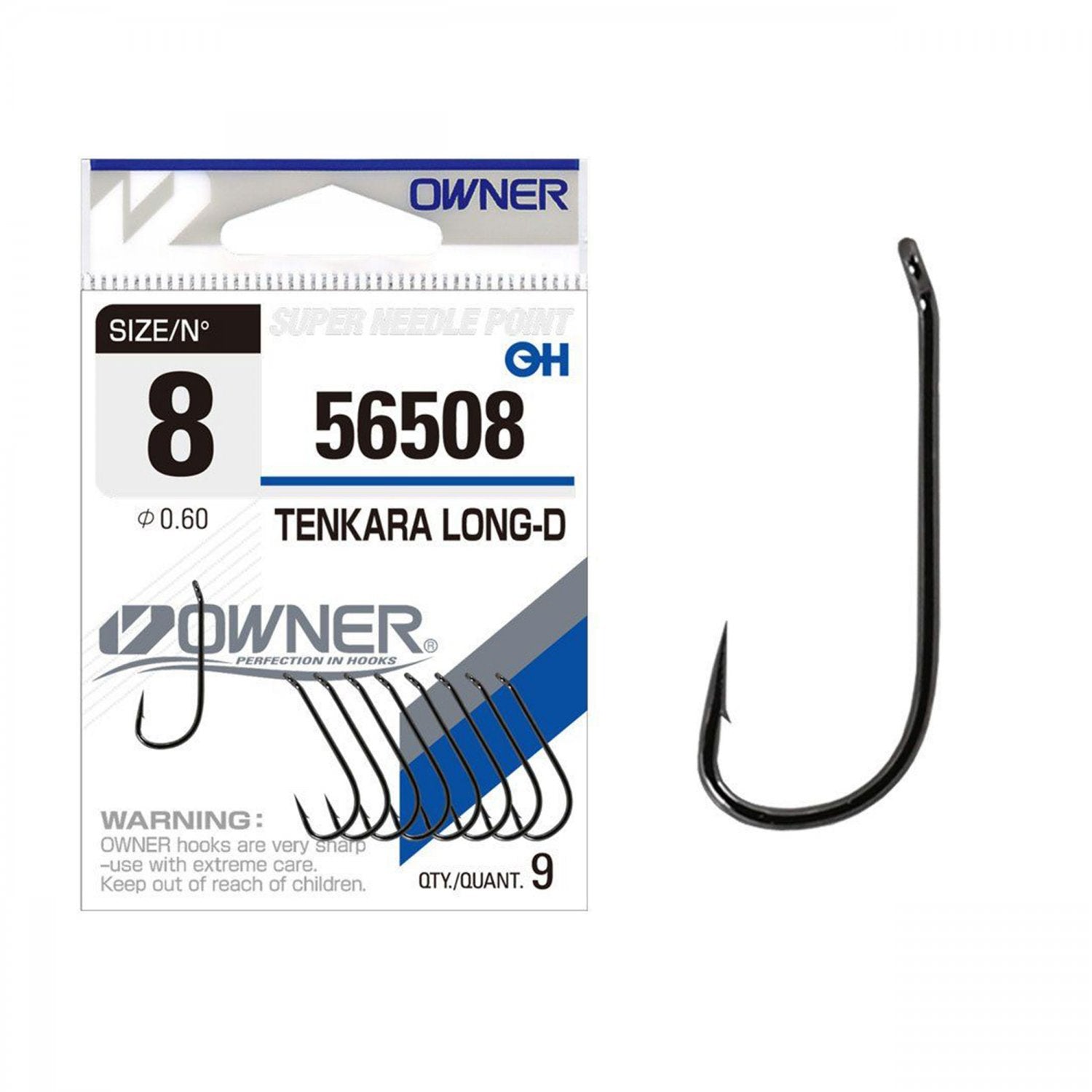 Carlig Owner 56508 Tenkara Long-D No.8 9buc/plic