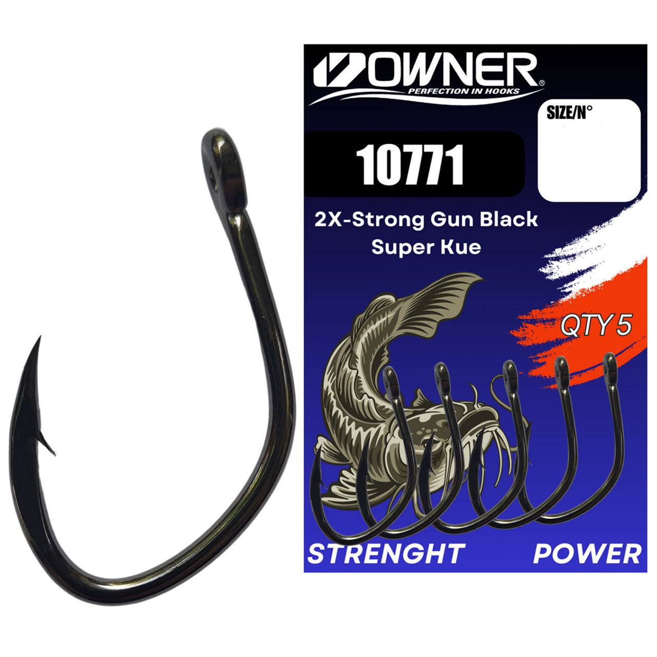 Carlig Owner Amaz 10771 2x-Strong Gun Black Super Kue