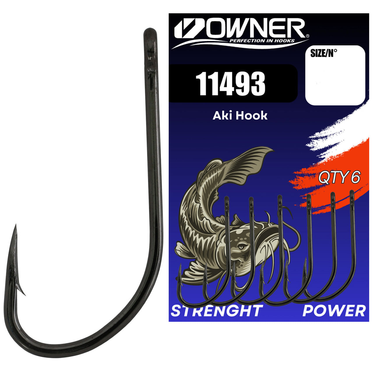 Carlig Owner Amaz 11493 Aki Hook 6buc/pac