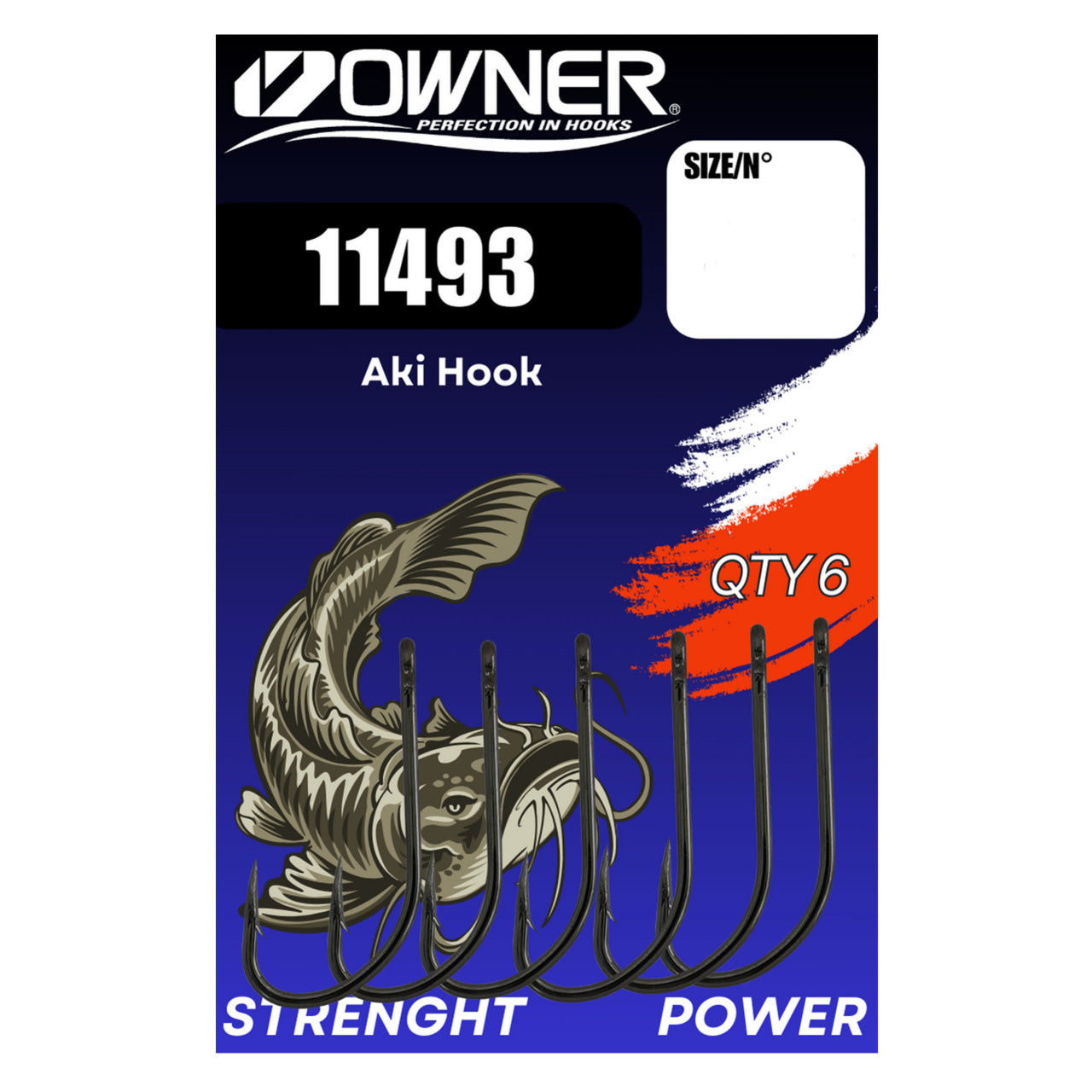 Carlig Owner Amaz 11493 Aki Hook 6buc/pac