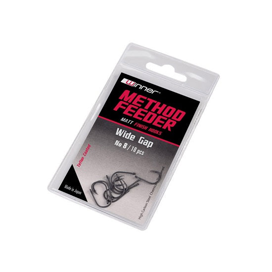 Carlig Winner Matt Finish Method Feeder Hook Wide Gap
