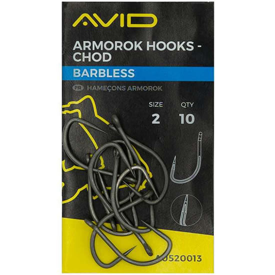 Carlige AVID Armorok Hooks Chod Barbless 10buc/pac