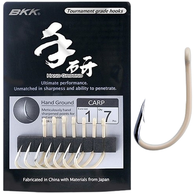 Carlige BKK Carp Hook Hand Ground 8buc/pac