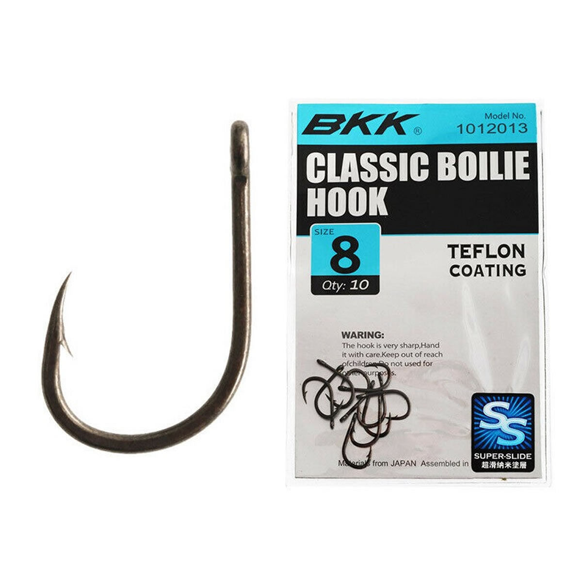 Carlige BKK Classic Boiles Super Slide Bait Hook 10buc/plic