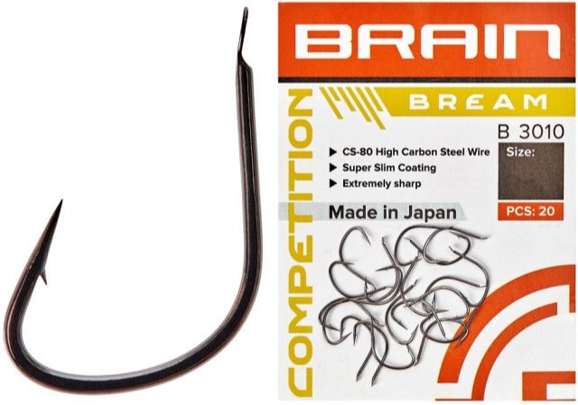 Carlige BRAIN Bream B3010 Hooks 20buc/pac
