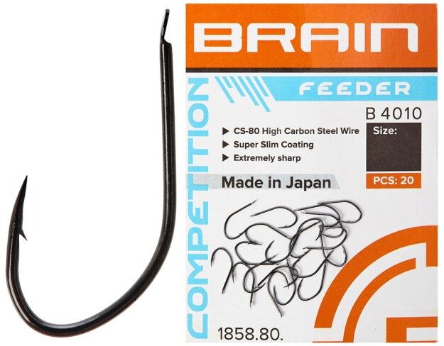 Carlige BRAIN Feeder B4010 Hooks 10buc/pac