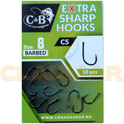 Carlige C&amp;B C5 Extra Sharp 10buc/pac