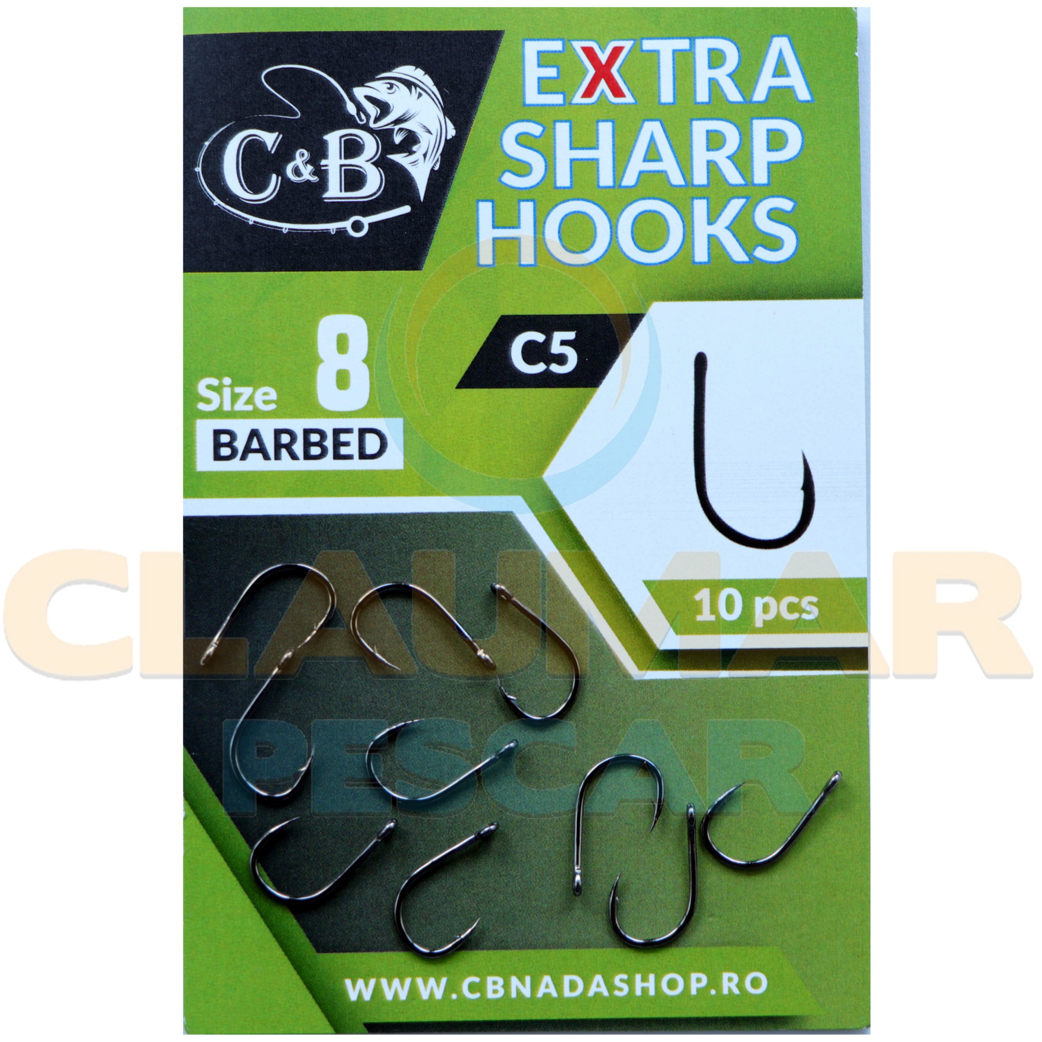 Carlige C&amp;B C5 Extra Sharp 10buc/pac