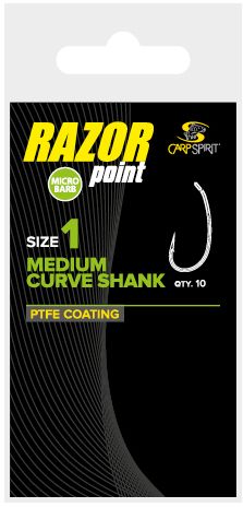 Carlige Carp Spirit Medium Curve Shank, Nr.2, 10buc/pac