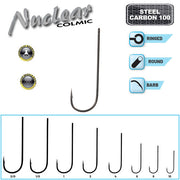 Carlige Colmic Nuclear MR67 Black Nickel Nr 1/0 6buc/plic