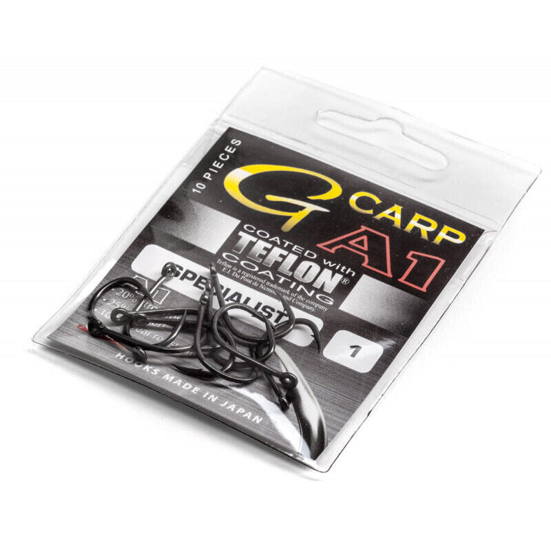 Carlige Crap Gamakatsu A1 G-Carp Specialist PTFE 10buc/plic