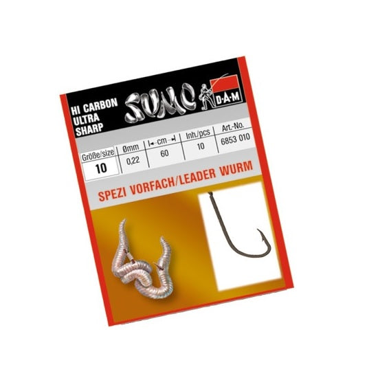 Carlige DAM Sumo Spezi Wurm Black Legate Fir