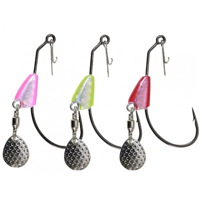 Carlige DUO Tetra Works The Rock Spin Hook Chartreuse 3buc
