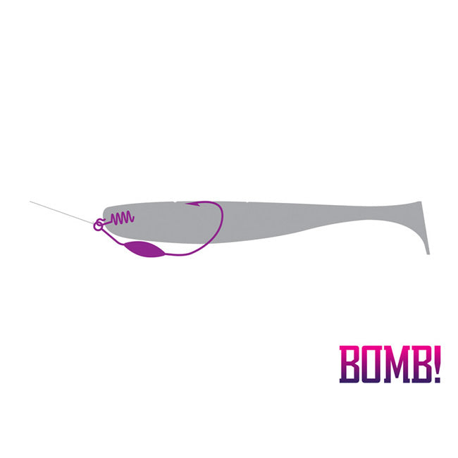 Carlige Delphin offset lestat BOMB! HeavyShank / 5pcs