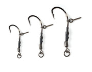 Carlige EXTRA CARP Carp Rig 777P, Nr 4, 3 Buc/Plic, Negru