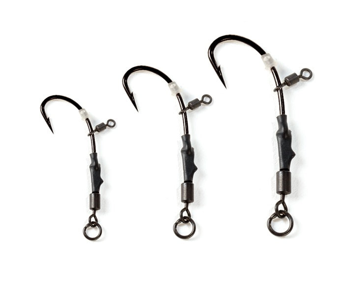 Carlige EXTRA CARP Carp Rig 777S, Nr 6, 3 Buc/Plic, Negru