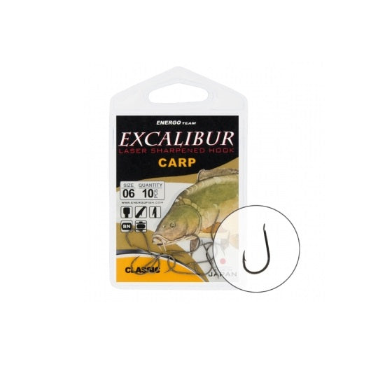 Carlige Energo Team Excalibur Carp Classic Ns Nr 2 10buc/plic