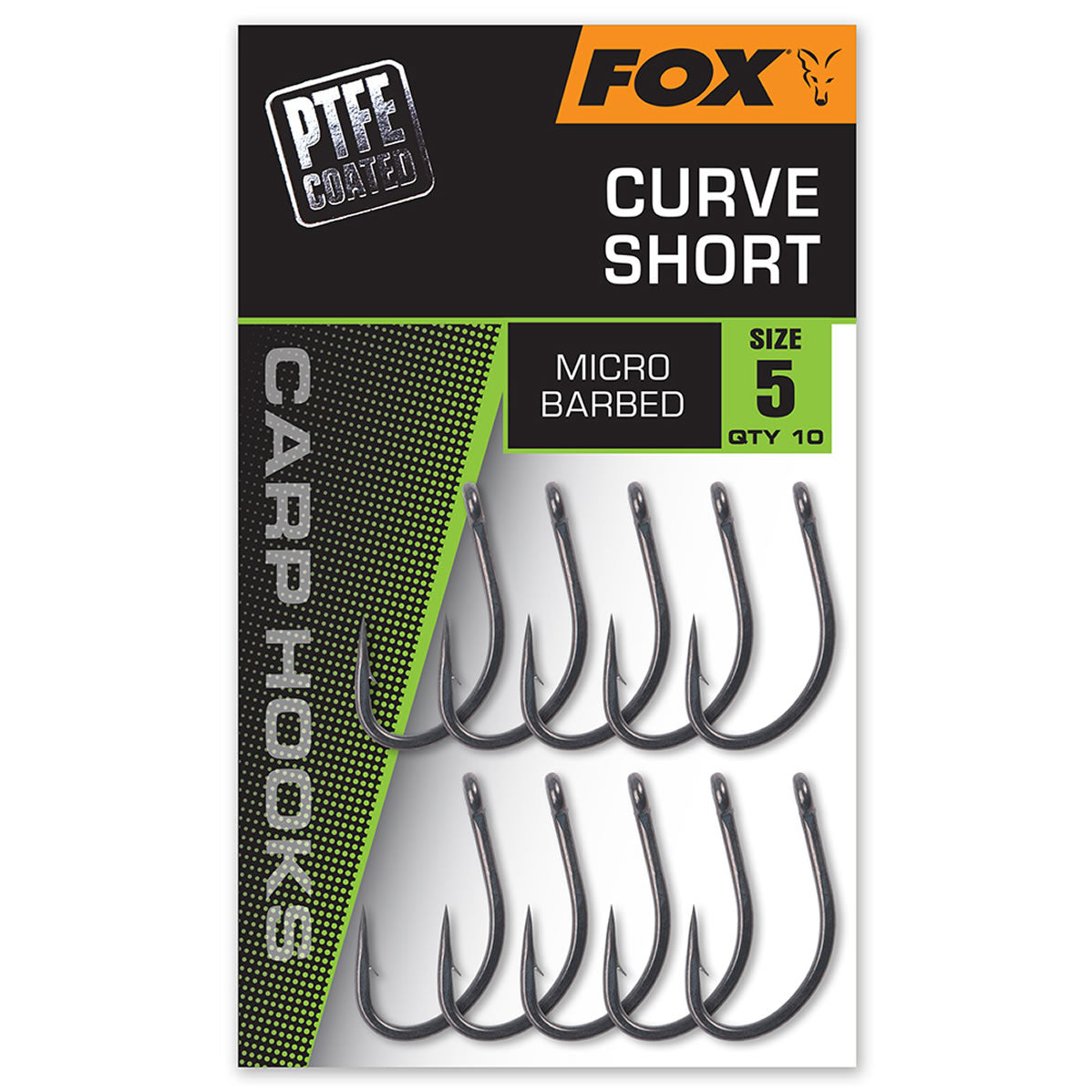 Carlige FOX Curve Short, Nr.2, 10buc/pac