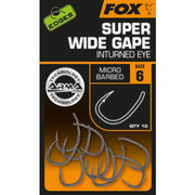Carlige FOX Edges Armapoint Super Wide Gape In Turned Eye Nr.2 10buc/plic 