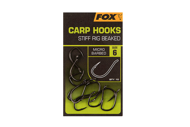 Carlige FOX Stiff Rig Beaked 10buc/plic