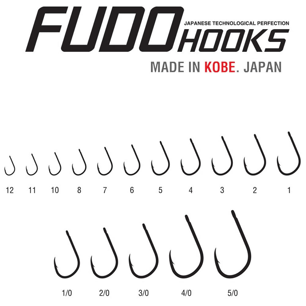 Carlige FUDO Iseama Black Nickel Bulk 1000buc