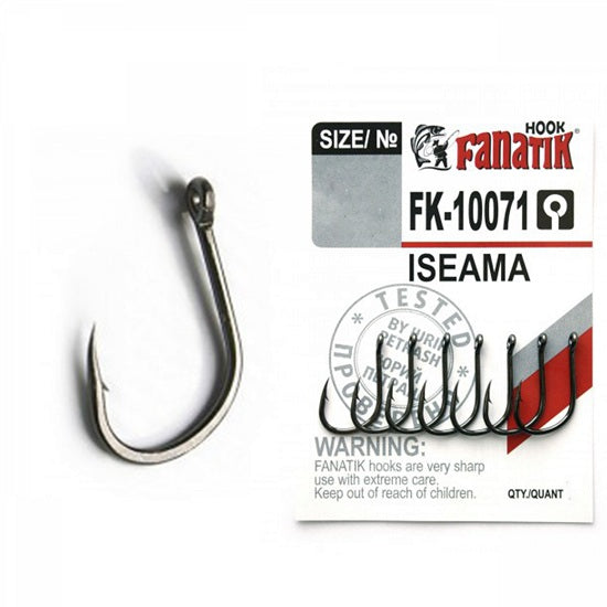 Carlige Fanatik FK-10071 No.6 Iseama 9buc/plic