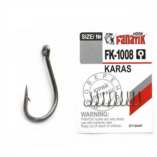 Carlige Fanatik FK-1008 No.9 Karas 8buc/plic