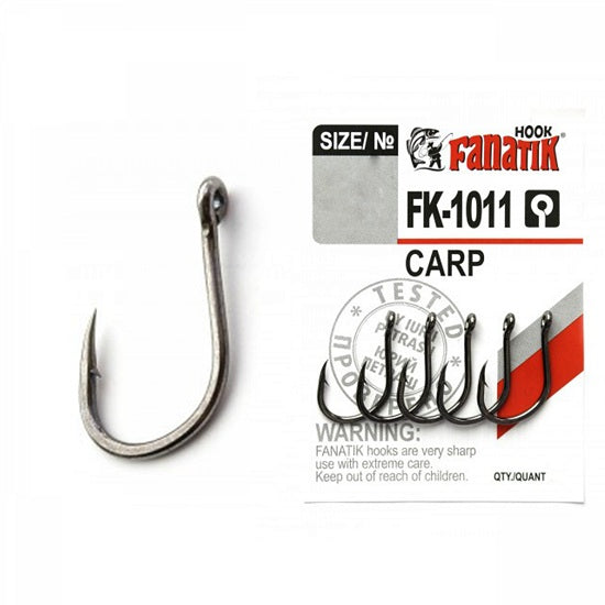 Carlige Fanatik FK-1011 No.8 Carp 8buc/plic