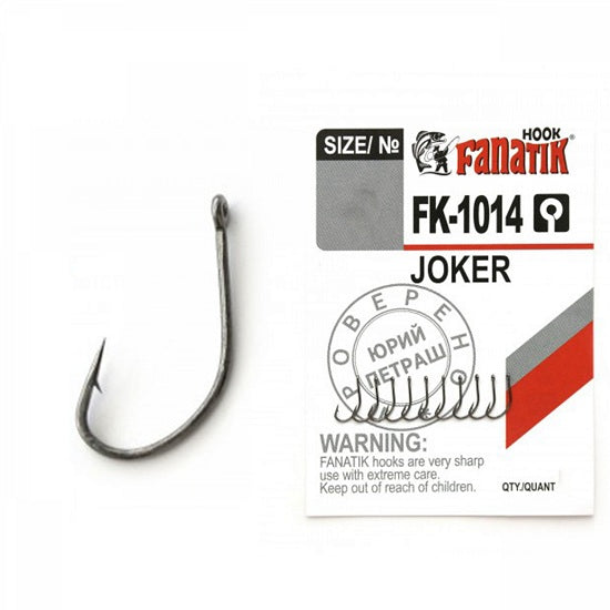 Carlige Fanatik FK-1014 No.10 Joker 8buc/plic