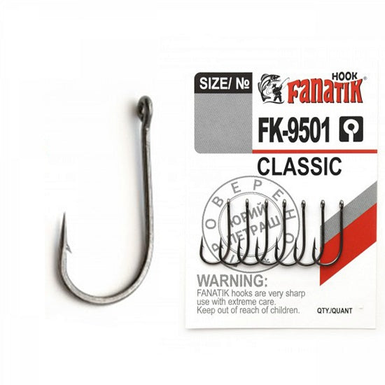 Carlige Fanatik FK-9501 No.8 Classik 8buc/plic