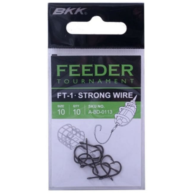 Carlige Feeder BKK Tournament FT-1 Superslide, Nr.14, 10buc/plic