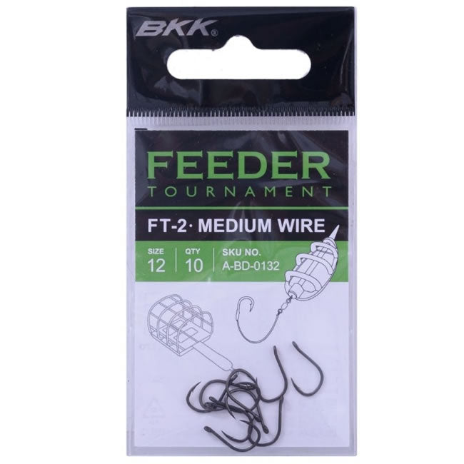 Carlige Feeder BKK Tournament FT-2 Superslide, Nr.12, 10buc/plic