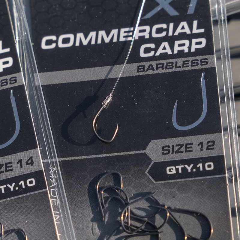 Carlige Feeder MATRIX X1 Commercial Carp Hooks Barbless 10buc/pac