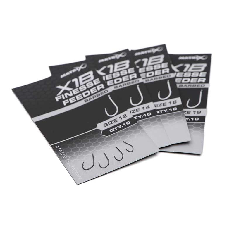Carlige Feeder MATRIX X1B Finesse Feeder Hooks Barbed 10buc/pac