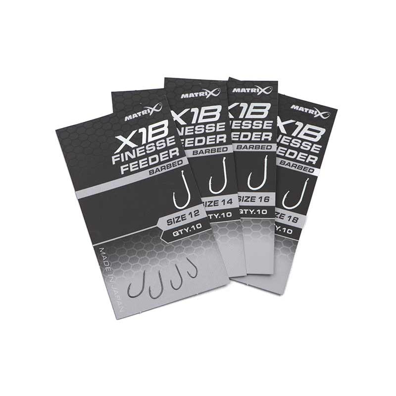Carlige Feeder MATRIX X1B Finesse Feeder Hooks Barbed 10buc/pac