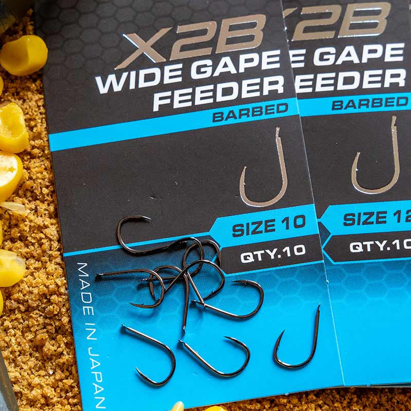Carlige Feeder MATRIX X2B Wide Gape Barbed 10buc/pac
