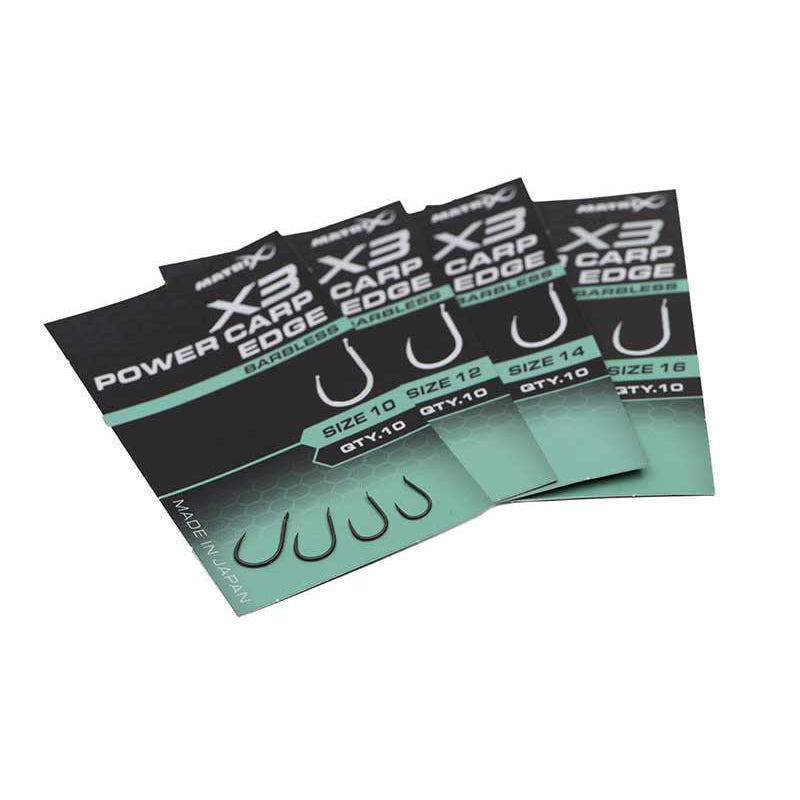 Carlige Feeder MATRIX X3 Power Carp Edge , Barbless, Nr.10, 10buc/pac