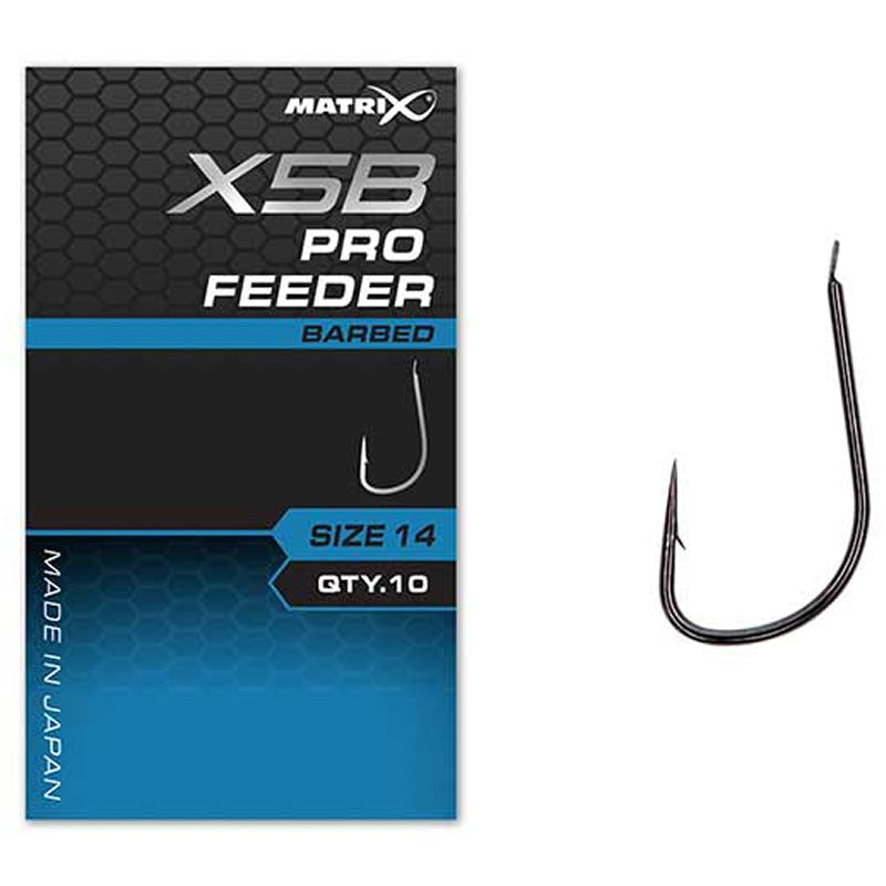 Carlige Feeder MATRIX X5B Pro Feeder Barbed 10buc/pac