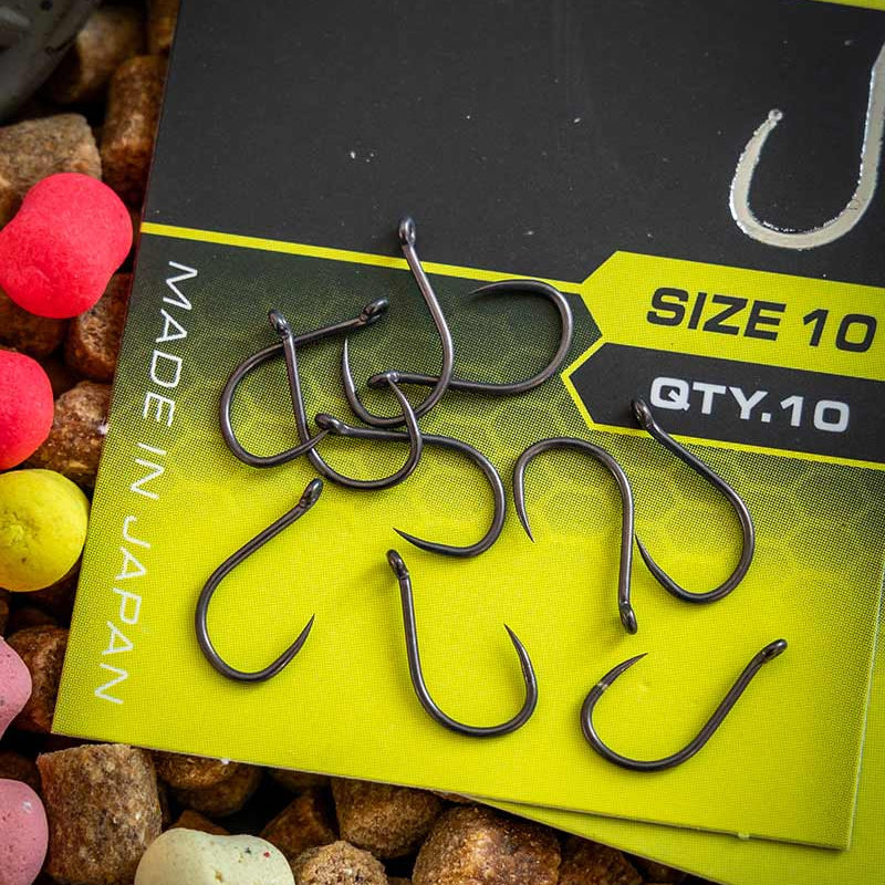 Carlige Feeder MATRIX X6 Carp Pellet Rigger Barbless 10buc/pac